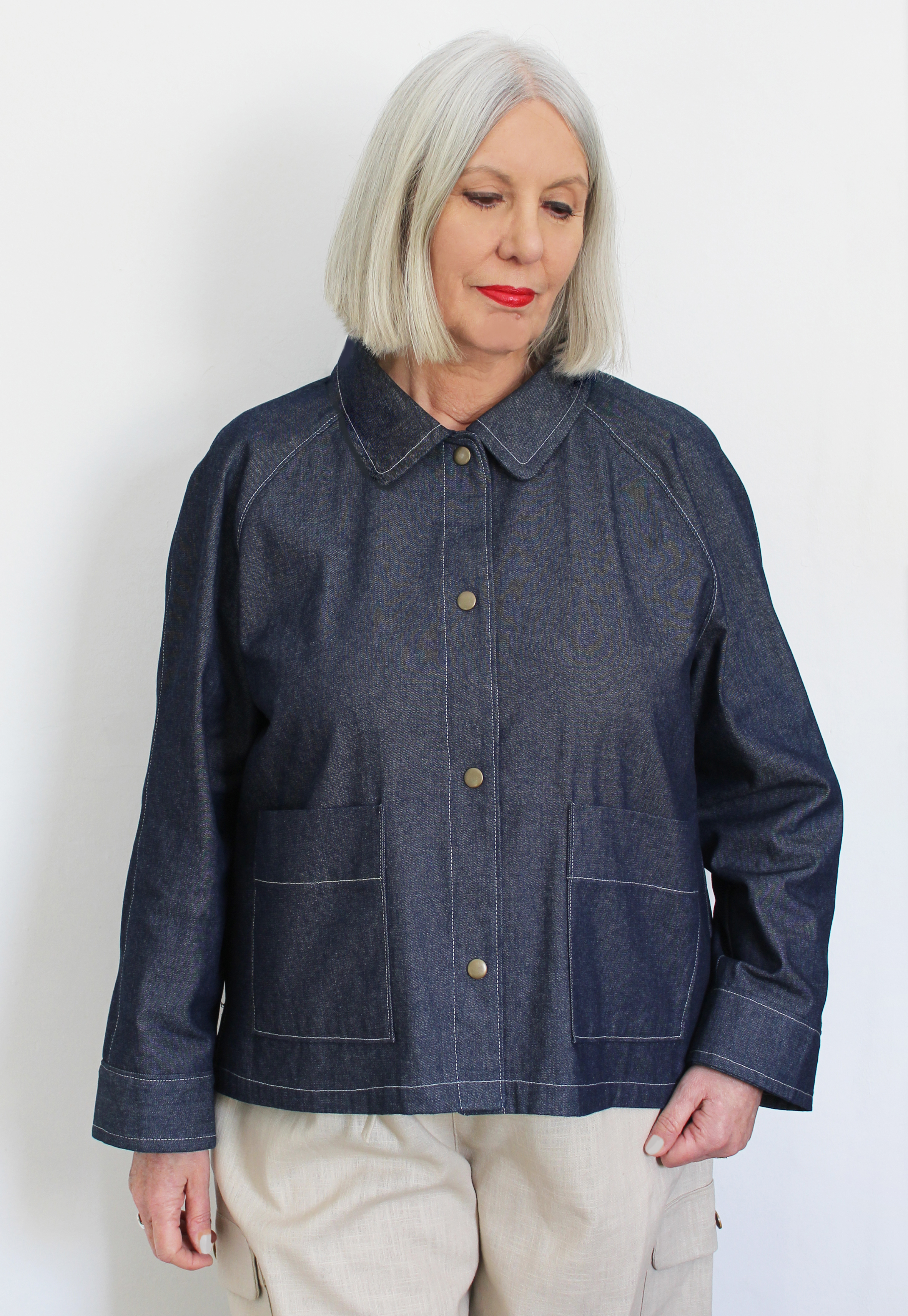 JOSIE DENIM JACKET ［bibiy] | LUXEON.KH.UA